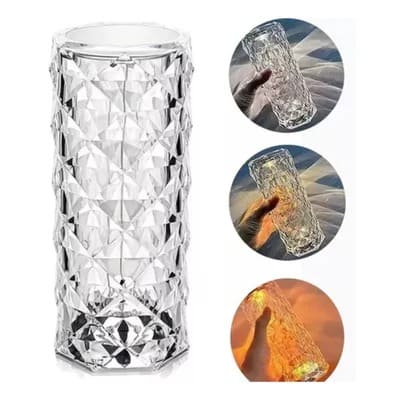 LAPARA RGB DE CRISTAL CON MULTIPLES MODO